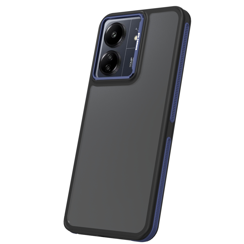 Nak�adka Crystal Black niebieska Xiaomi Redmi 13C 5G / 2