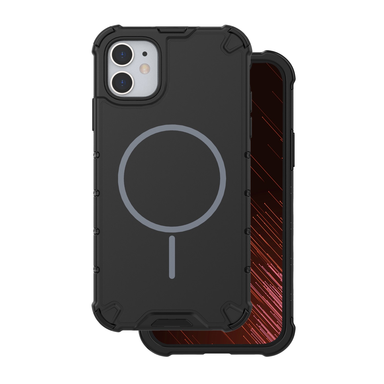 Nak�adka Defender 2in1 Mag czarny Apple iPhone 11