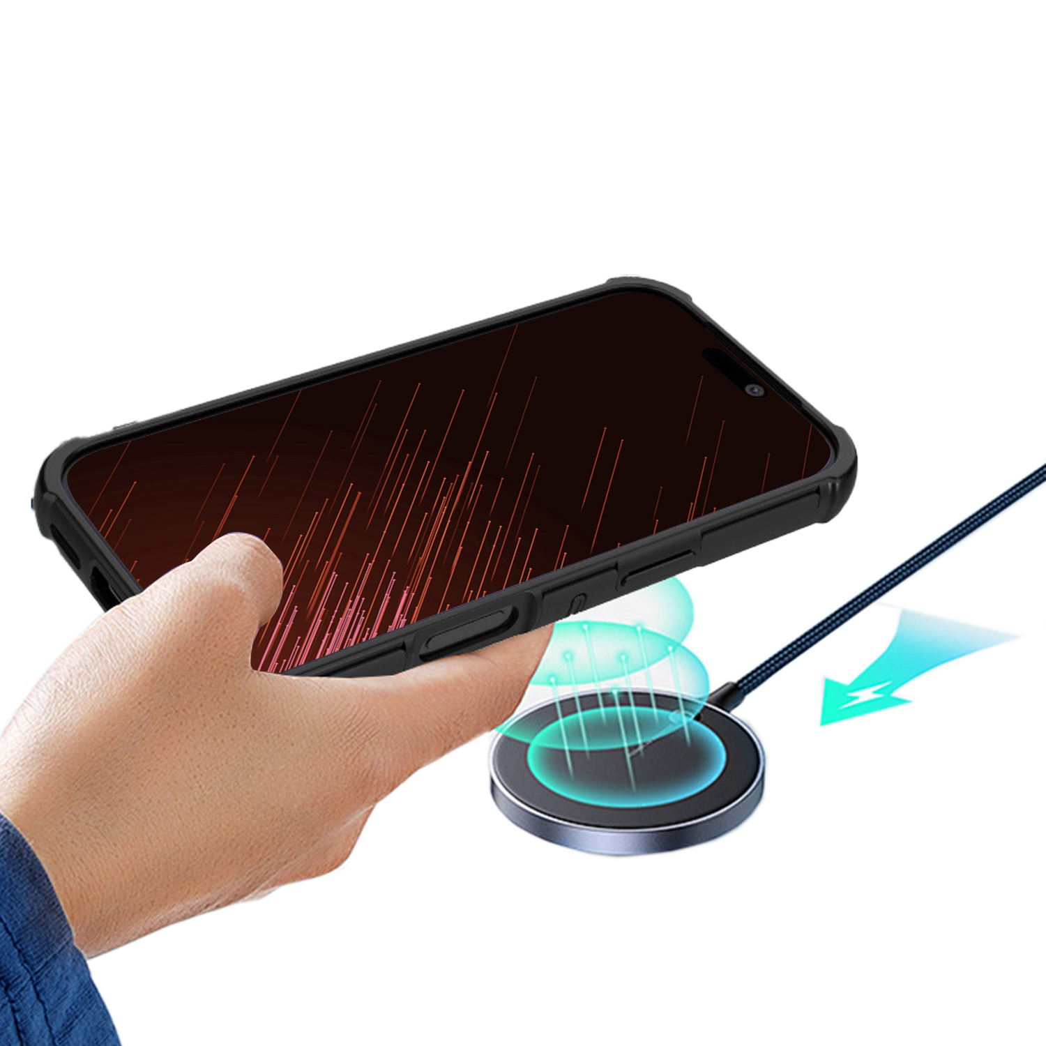 Nak�adka Defender 2in1 Mag czarny Apple iPhone 11 / 5