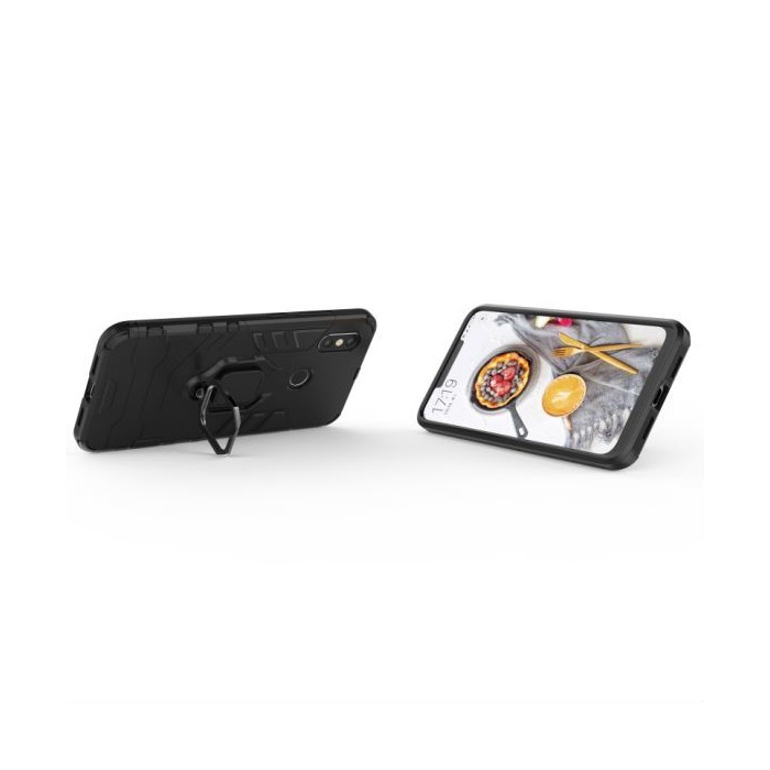 Nak�adka Defender Armor czarna Samsung Galaxy A22 5G / 2
