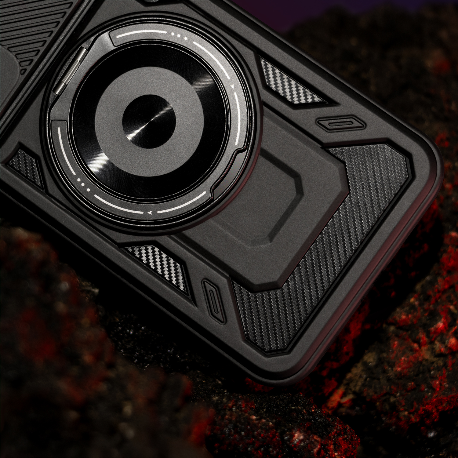 Nak�adka Defender Armor Mag czarny Xiaomi Redmi Note 15 5G / 11