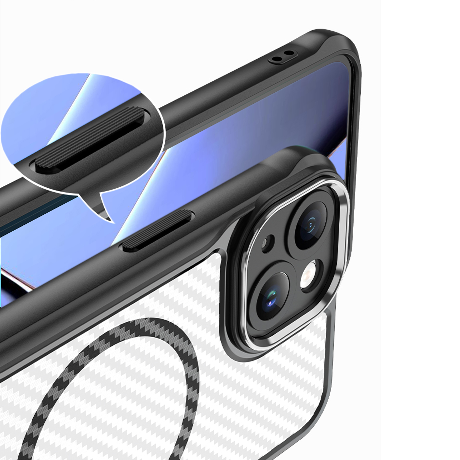 Nak�adka Defender Carbon Mag czarny Apple iPhone 17 / 3