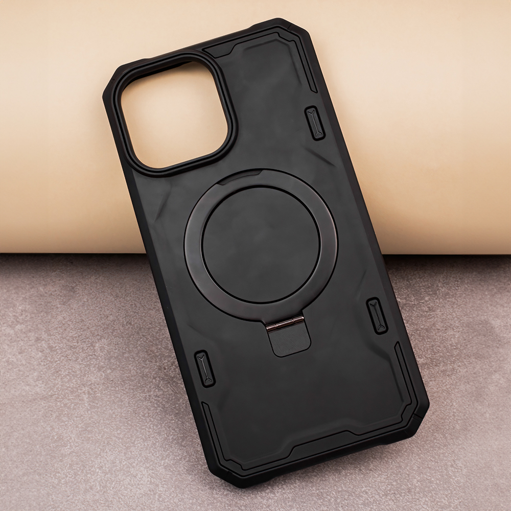 Nakadka Defender Mag Ring czarny Apple iPhone 12 Pro (6.1 cali) / 5