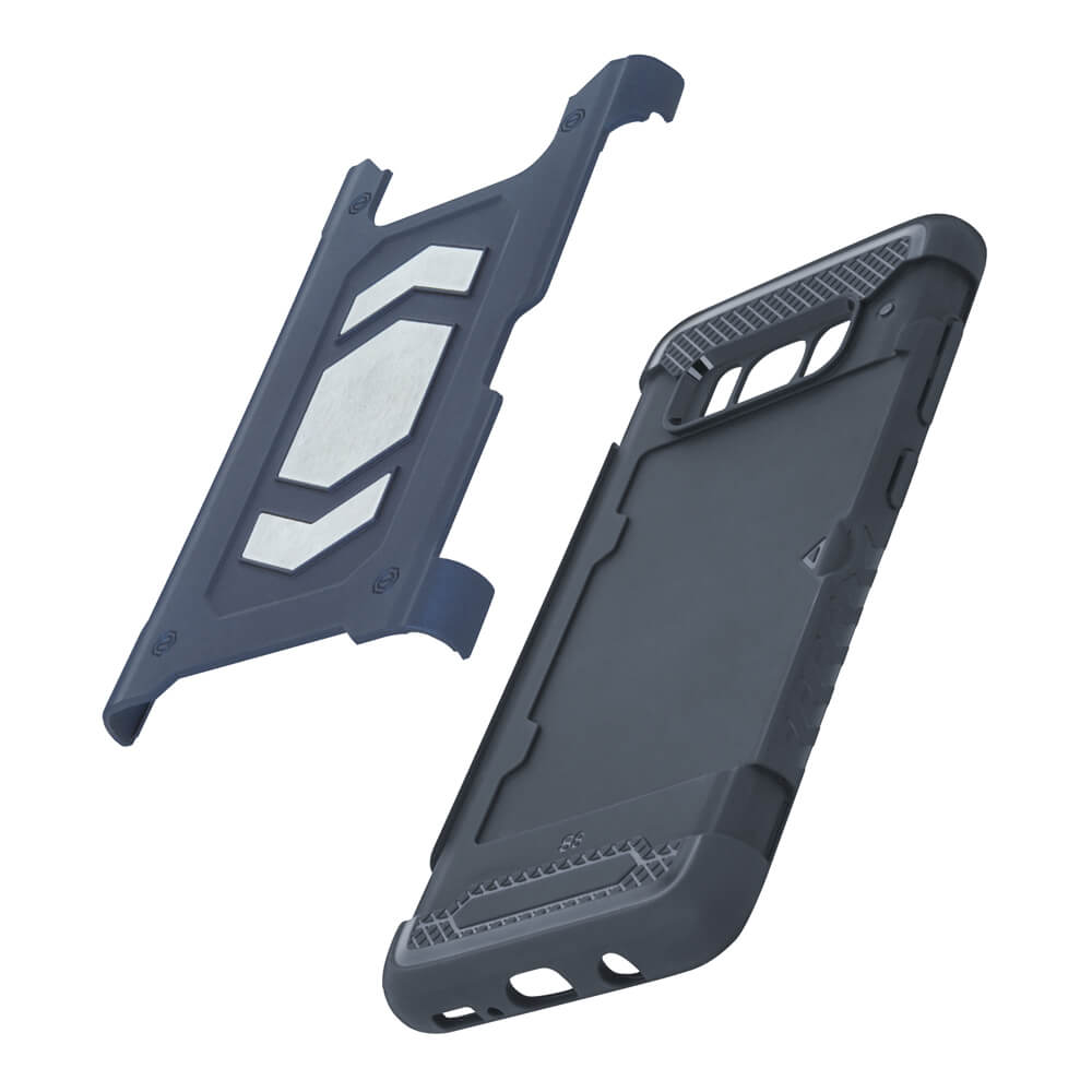 Nak�adka Defender Magnetic niebieska Apple iPhone XS / 4