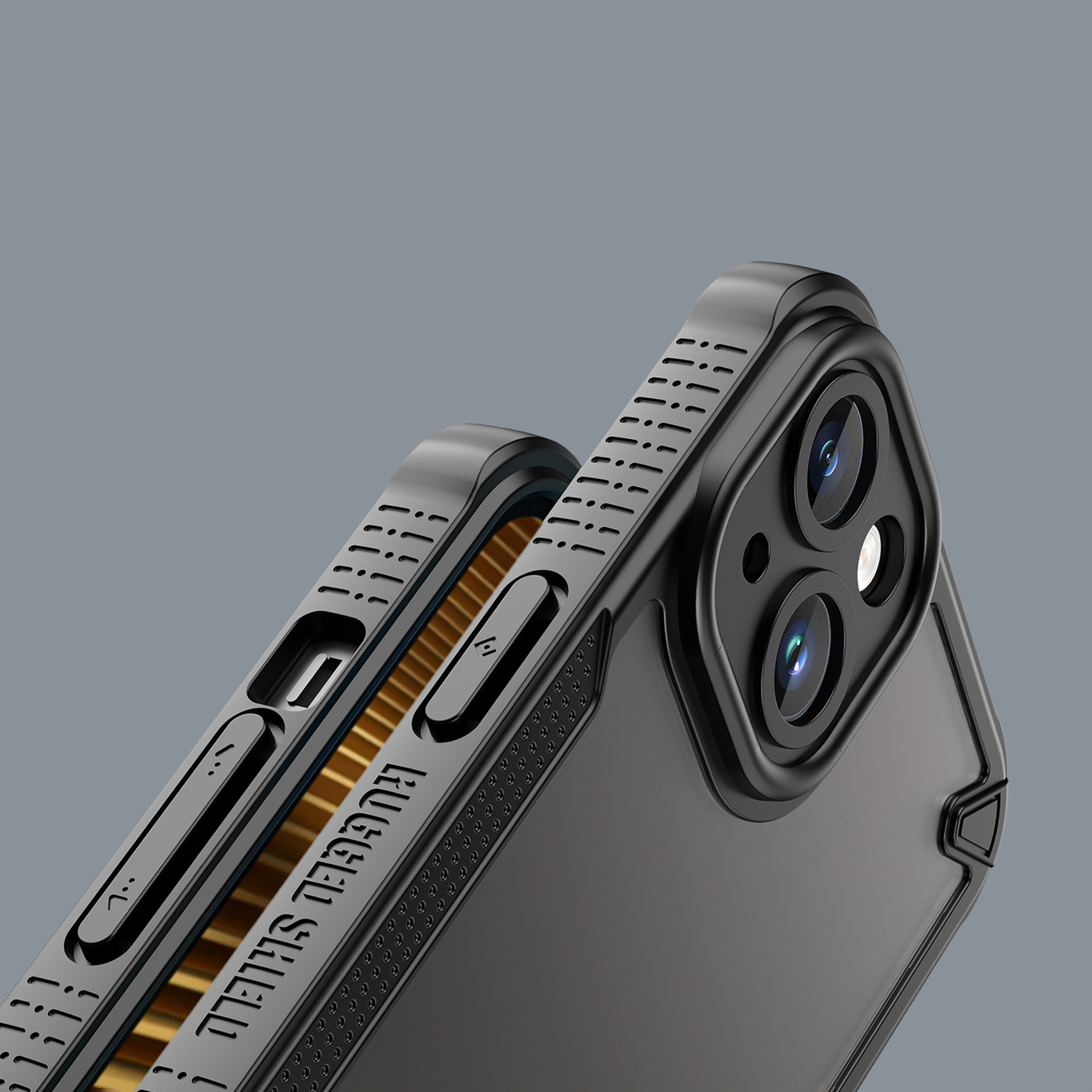 Nak�adka Defender Matt czarny Apple iPhone 14 / 7