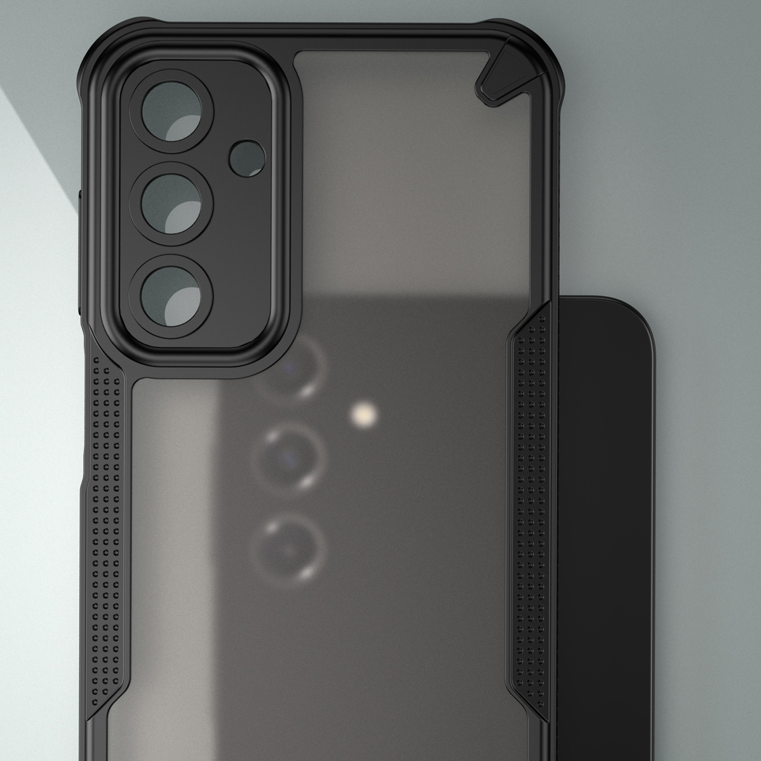 Nak�adka Defender Matt czarny Samsung A16 / 3