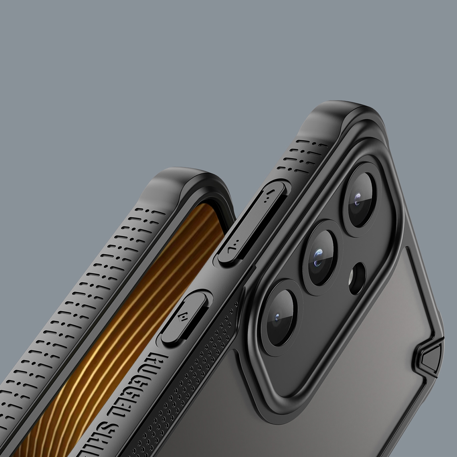 Nak�adka Defender Matt czarny Samsung Galaxy S25 Plus / 7