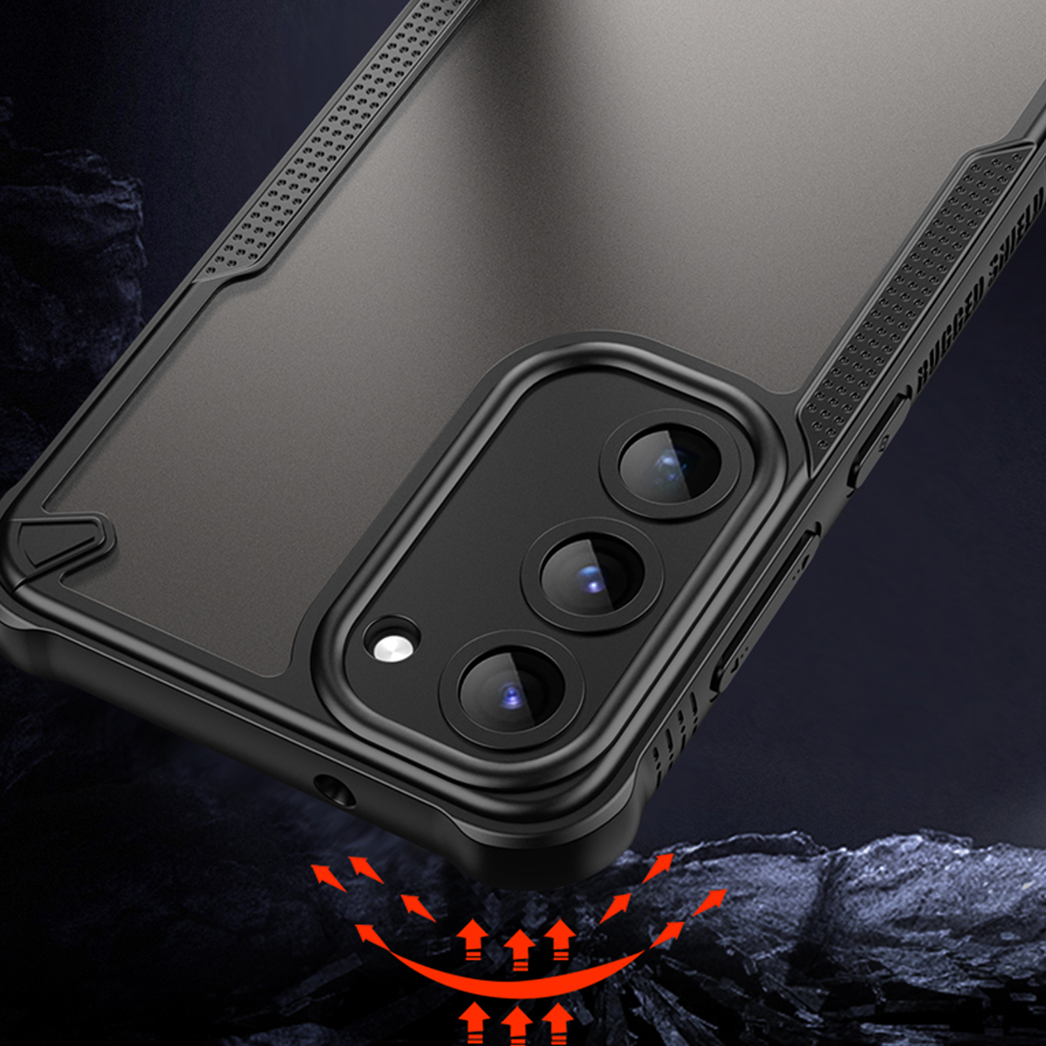 Nak�adka Defender Matt czarny Samsung Galaxy S23 / 6