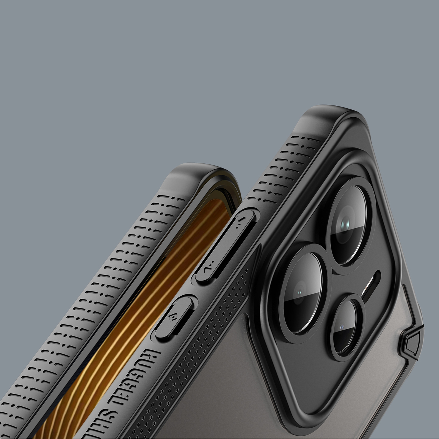 Nak�adka Defender Matt czarny Xiaomi Note 14 5G / 7