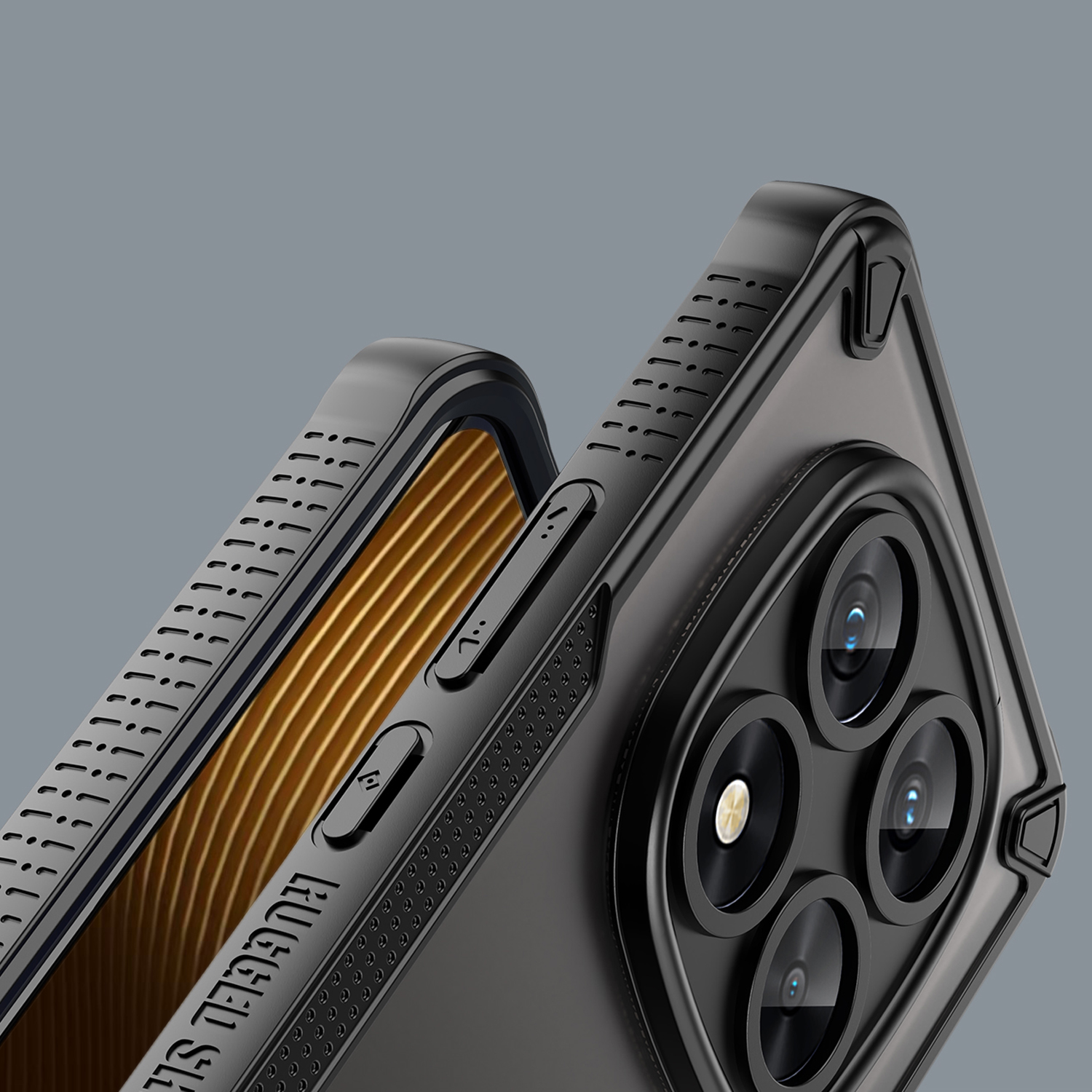 Nak�adka Defender Matt czarny Xiaomi Note 14 Pro Plus 5G (Global) / 7