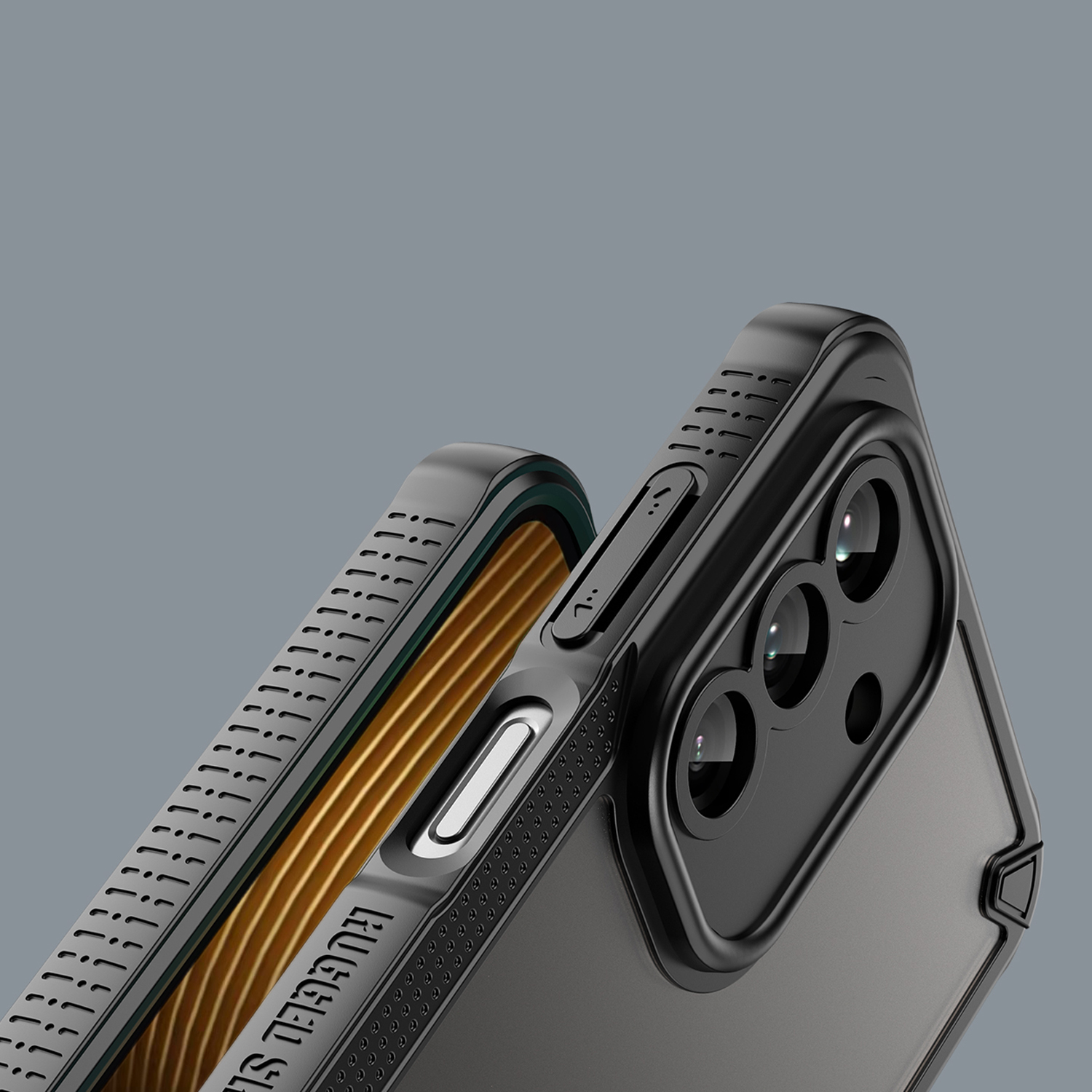 Nak�adka Defender Matt czarny Samsung Galaxy A26 5G / 7