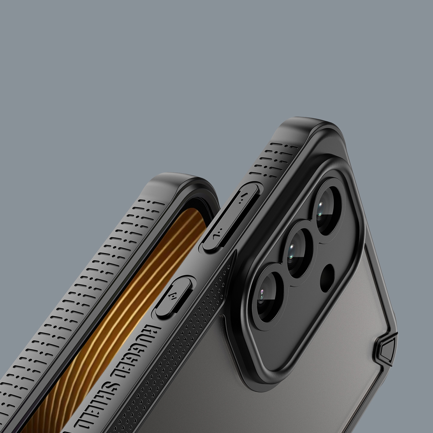 Nak�adka Defender Matt czarny Samsung Galaxy A56 5G / 7