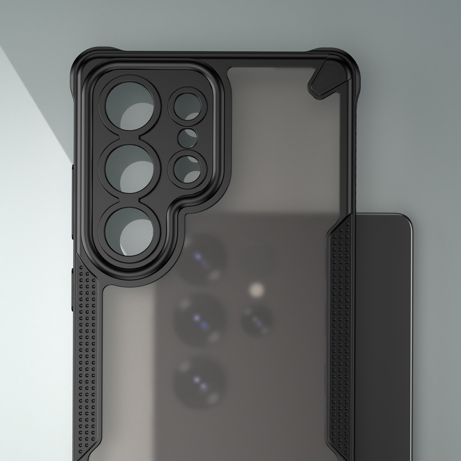 Nak�adka Defender Matt czarny Samsung Galaxy S25 Edge / 3