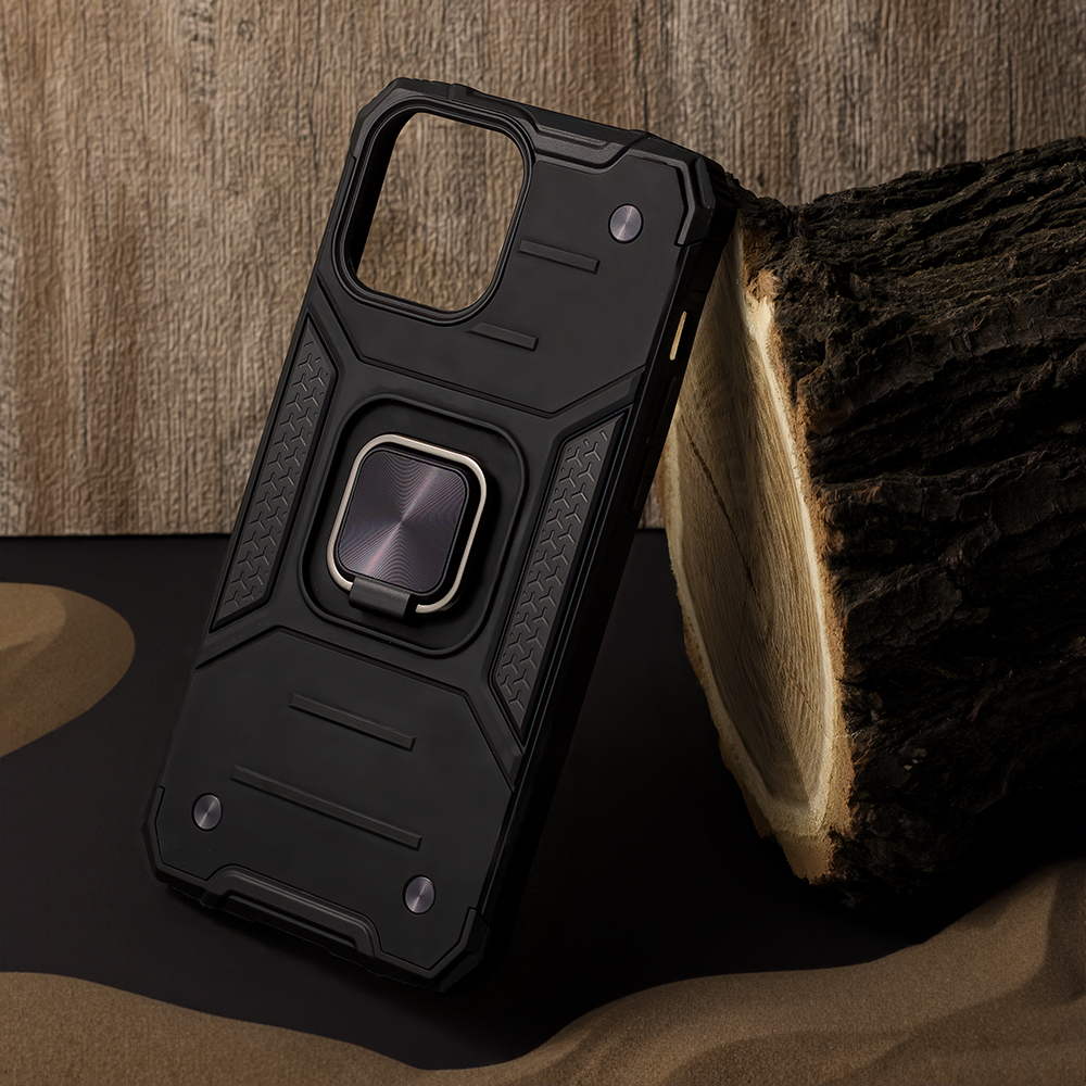 Nak�adka Defender Nitro czarny Apple iPhone 12 6,1 cali / 7