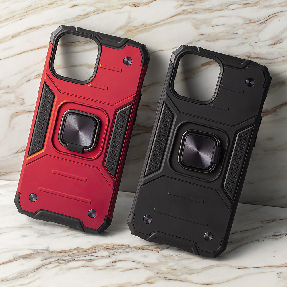 Nak�adka Defender Nitro czarny Apple iPhone 12 6,1 cali / 8