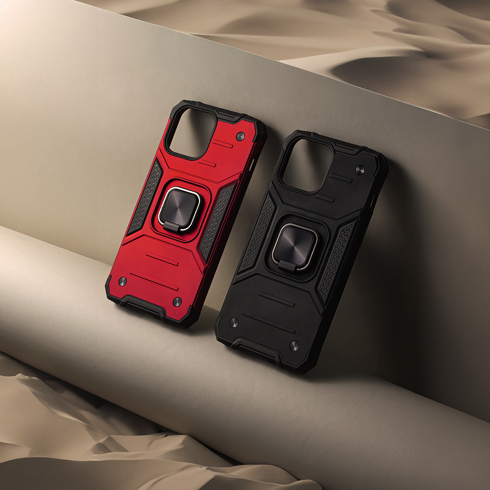 Nak�adka Defender Nitro czarny Apple iPhone 12 6,1 cali / 9