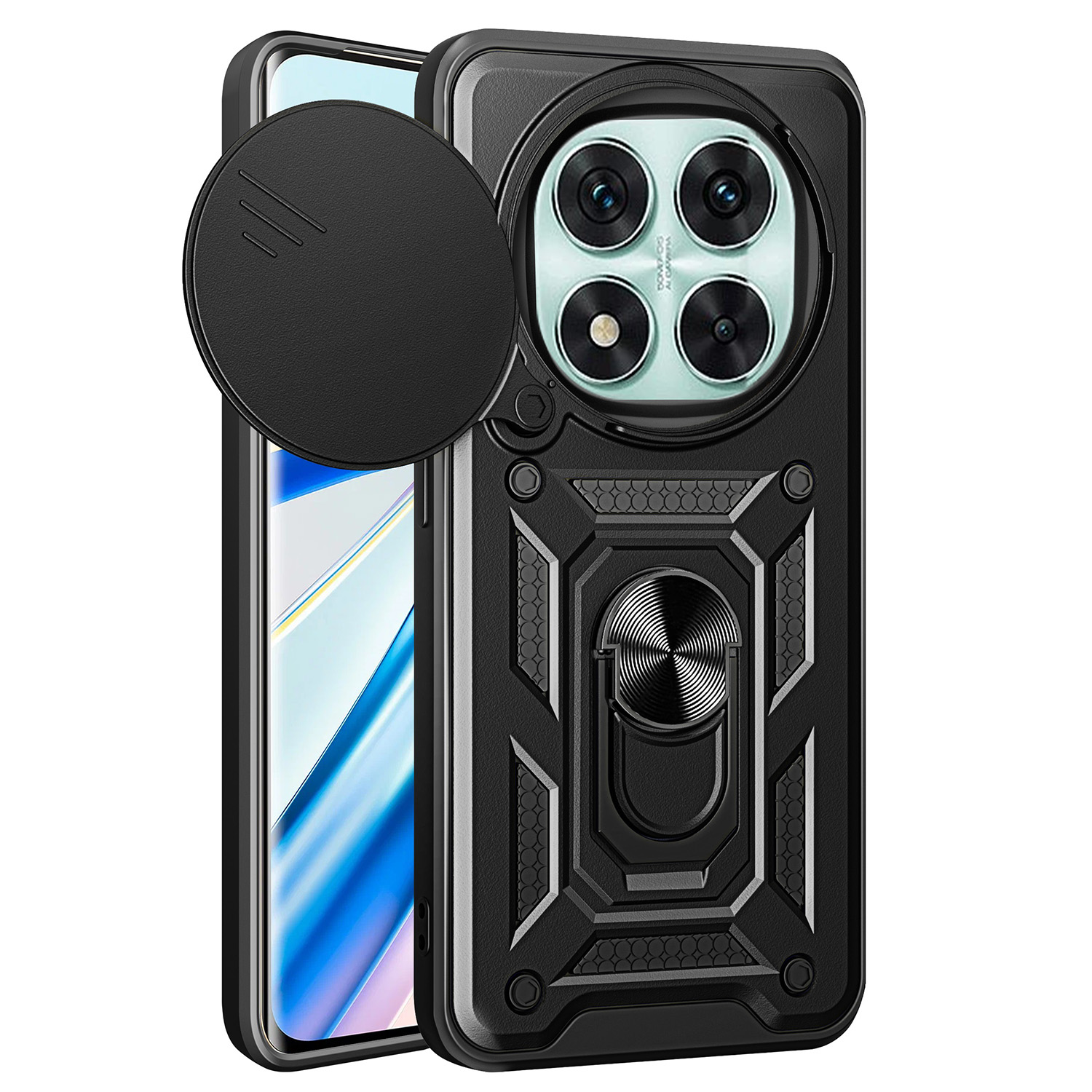 Nak�adka Defender Slide czarny Xiaomi Redmi A5 Global (173,45 x 79,35 x 8,45)