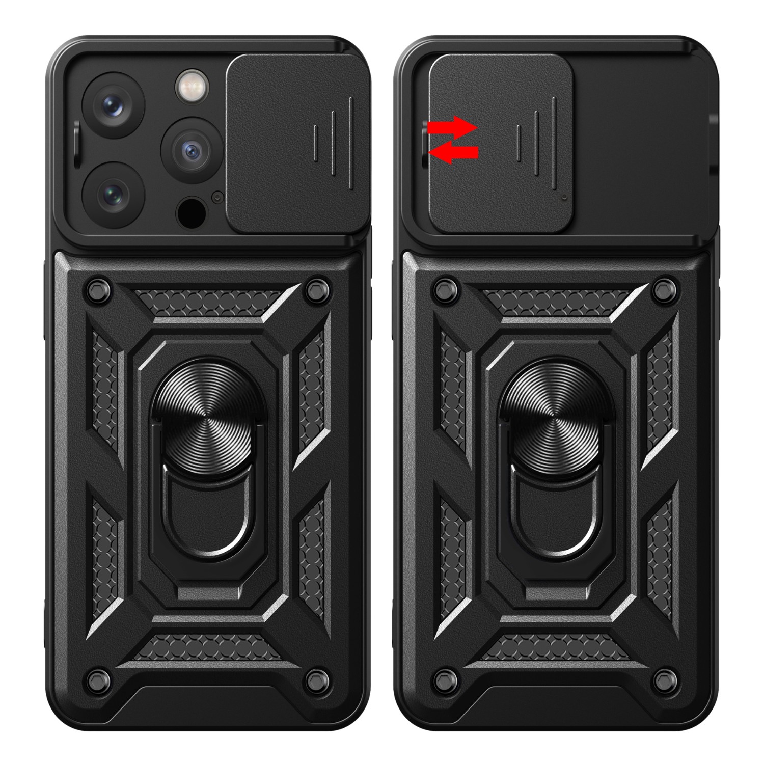 Nak�adka Defender Slide czarny Realme 16 5G / 2