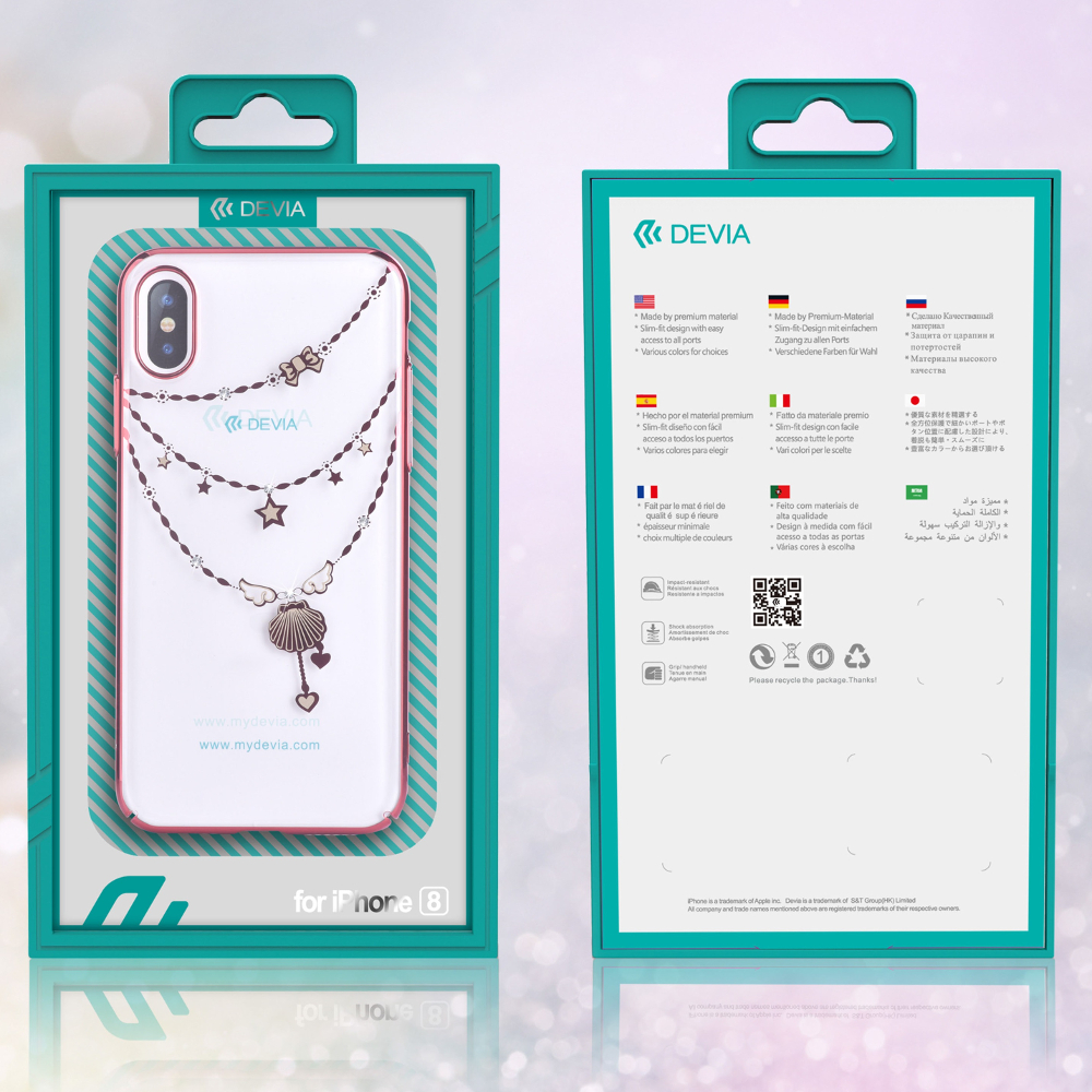 Nak�adka DEVIA Shell iPhone X/ iPhone XS red Apple iPhone X / 2