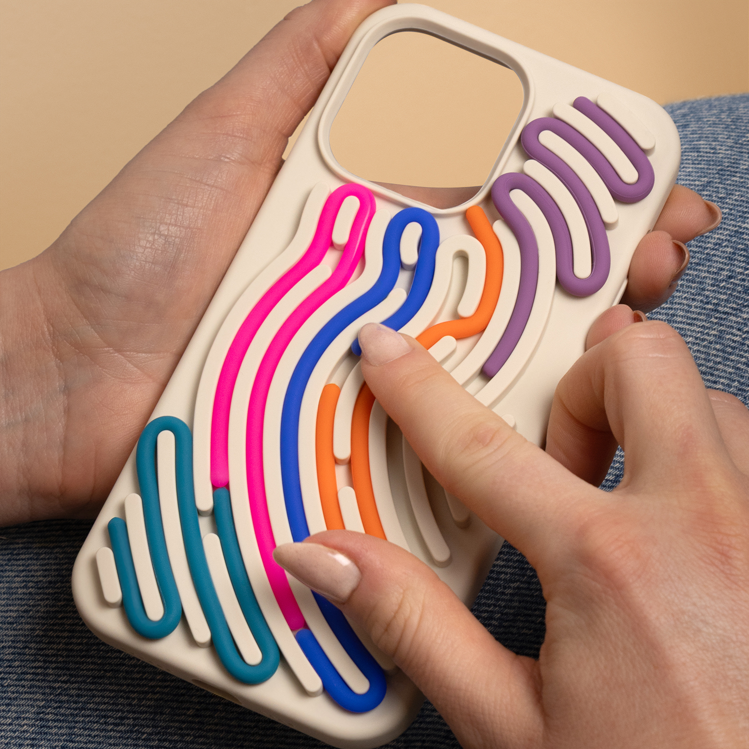 Nak�adka DIY Snake be�owa Apple iPhone 11 / 4