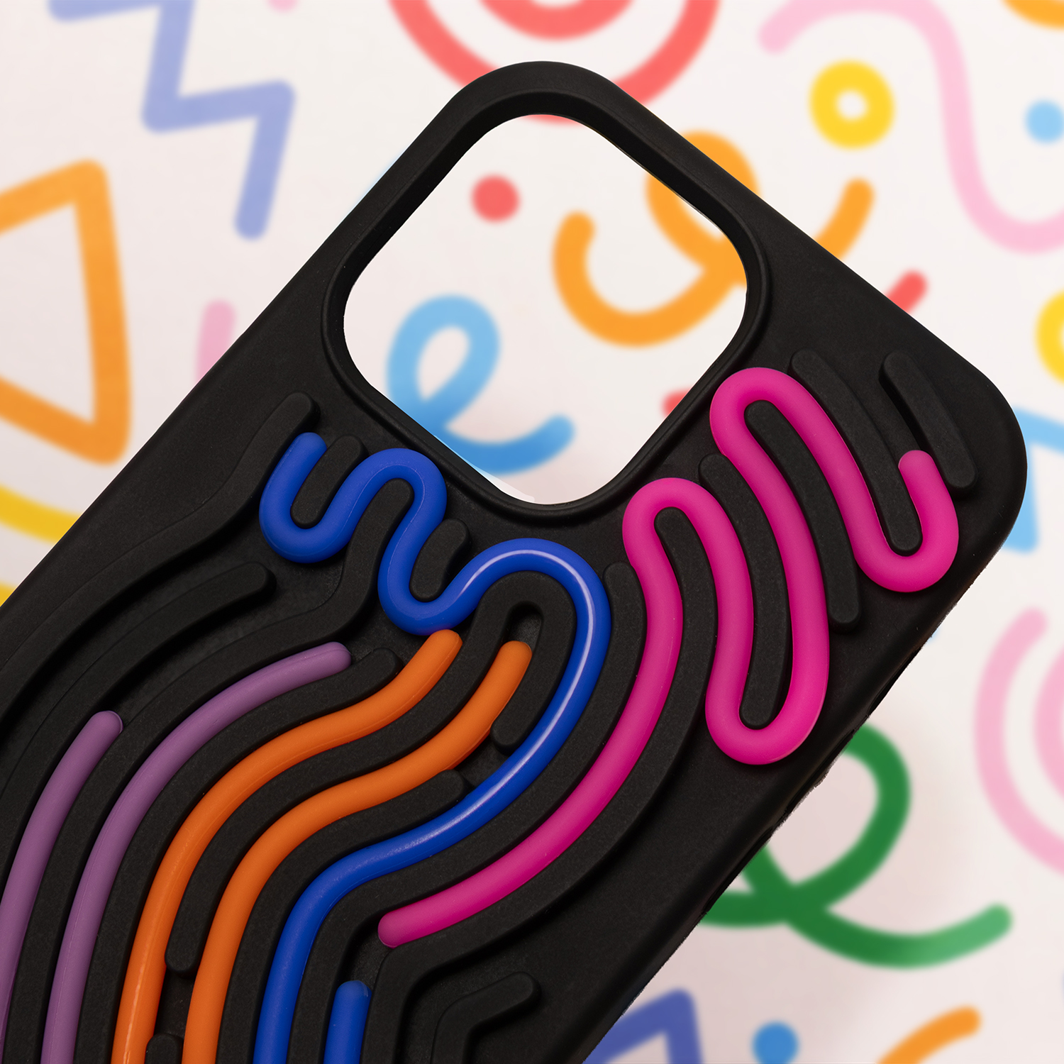 Nak�adka DIY Snake czarny Apple iPhone 14 / 5