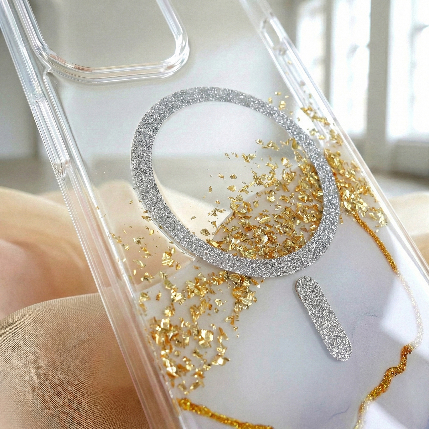 Nak�adka Epoxy Mag bia�a Apple iPhone 14 Pro / 5