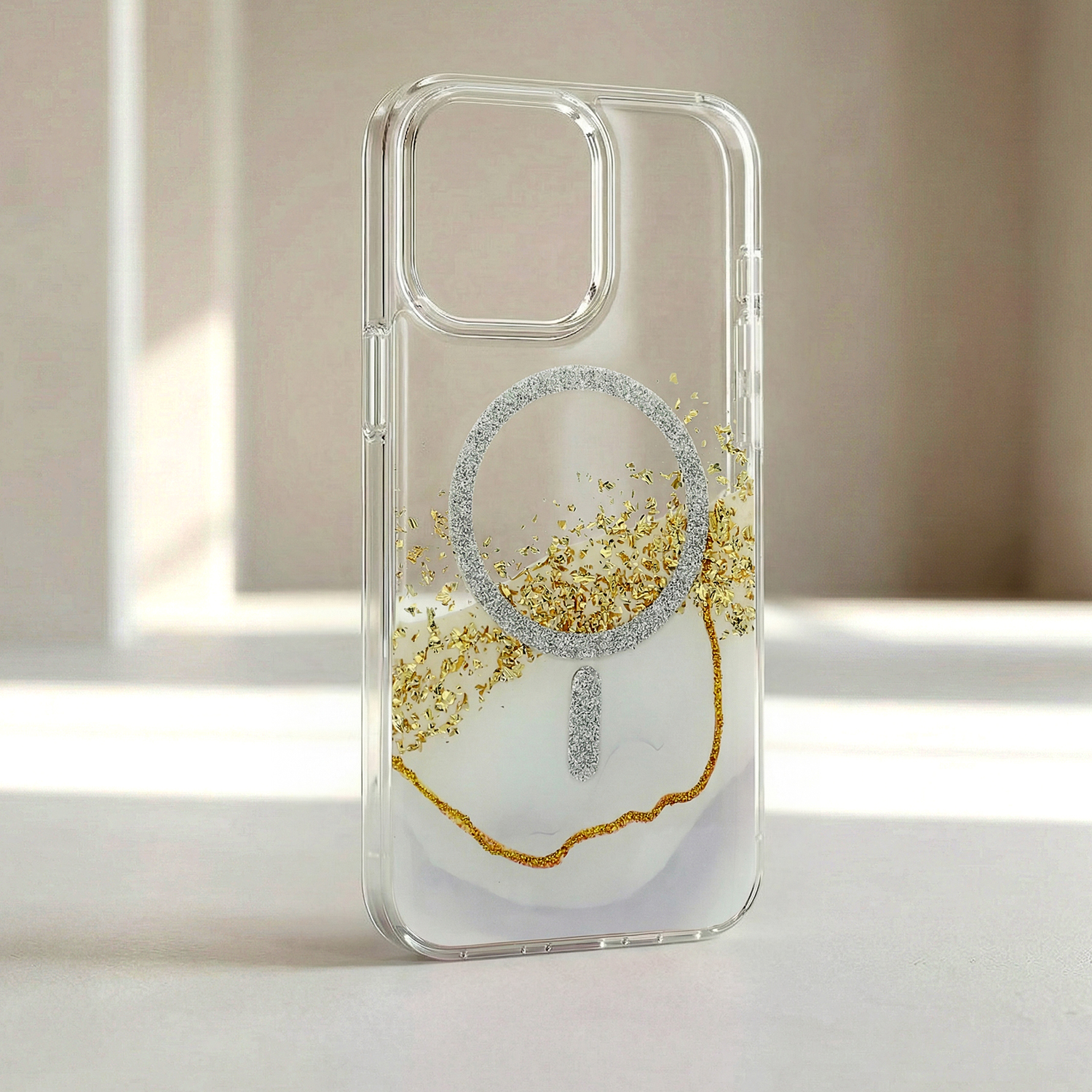 Nak�adka Epoxy Mag bia�a Apple iPhone 15 / 2