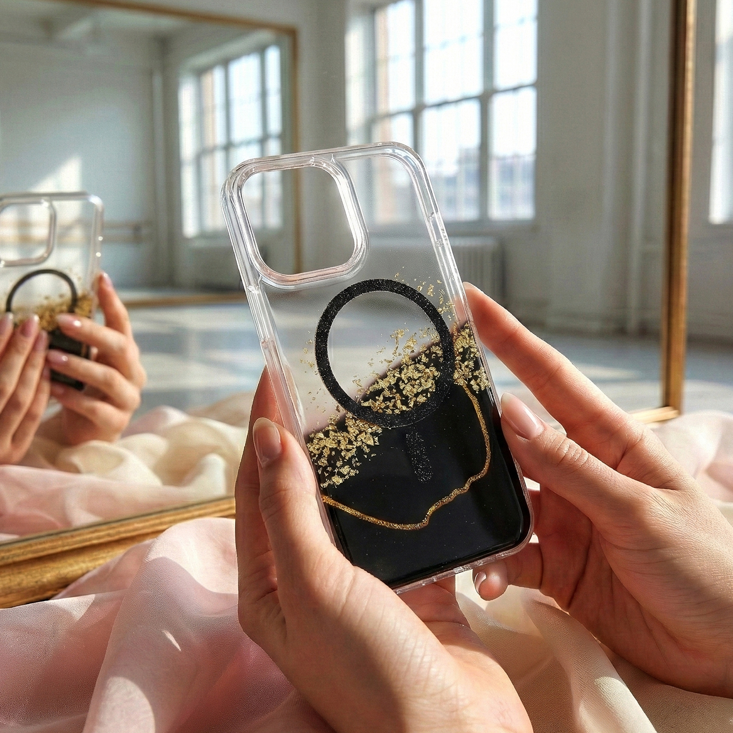 Nak�adka Epoxy Mag czarny Apple iPhone 11 / 3