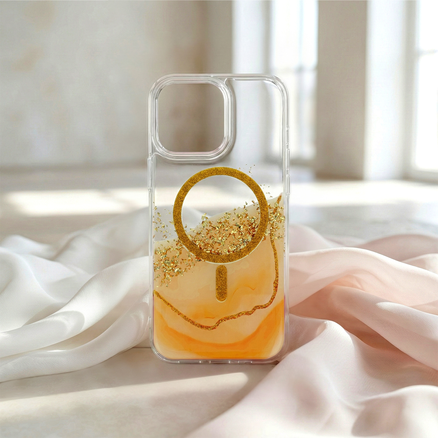 Nak�adka Epoxy Mag pomara�czowa Apple iPhone 17 Pro / 4