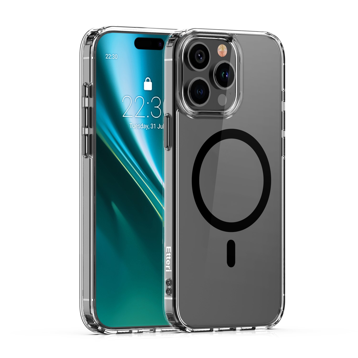 Nak�adka Etteri Color Mag czarny Apple iPhone 13 Pro