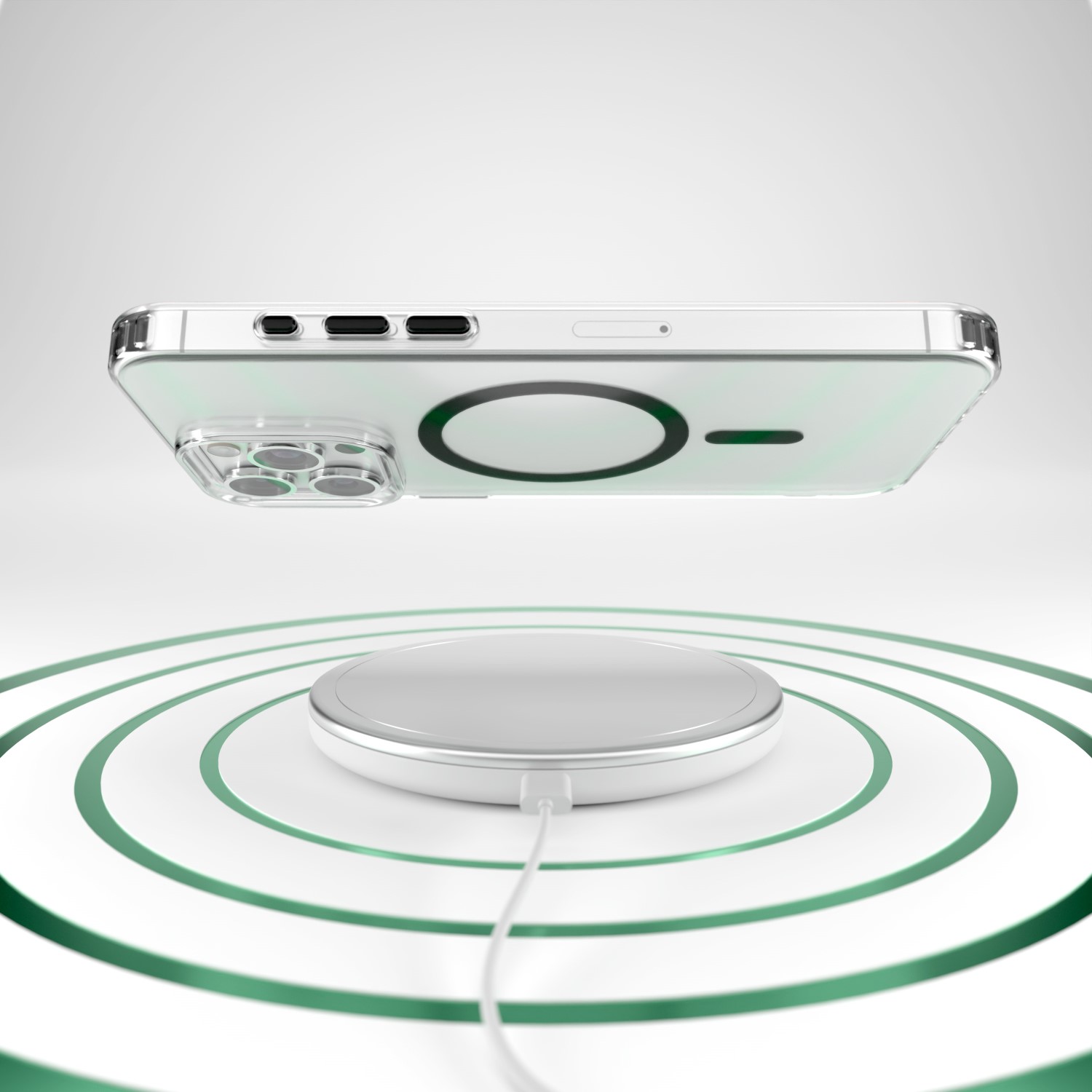 Nak�adka Etteri Color Mag czarny Apple iPhone 15 Pro / 6