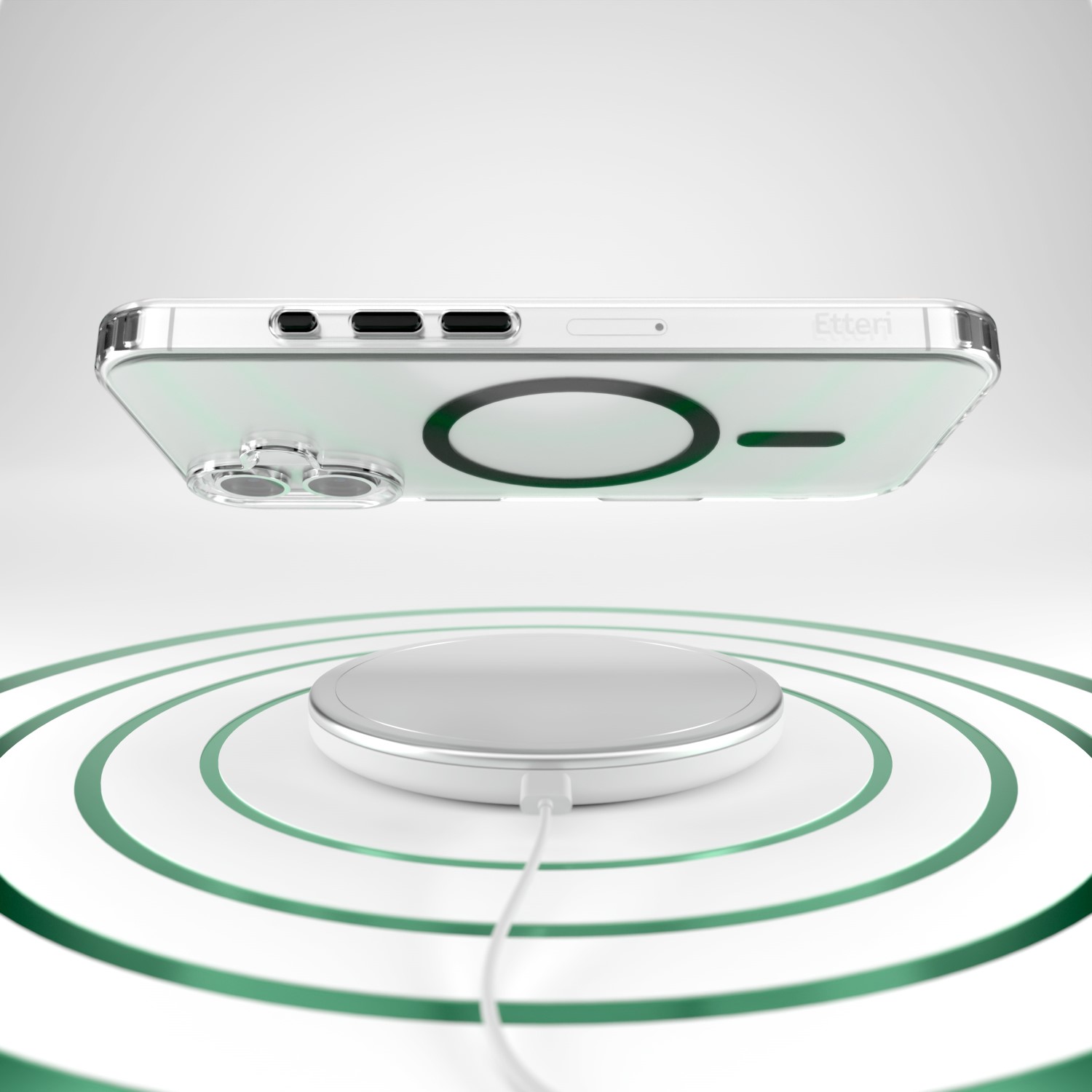 Nak�adka Etteri Color Mag czarny Apple iPhone 16 Plus / 6