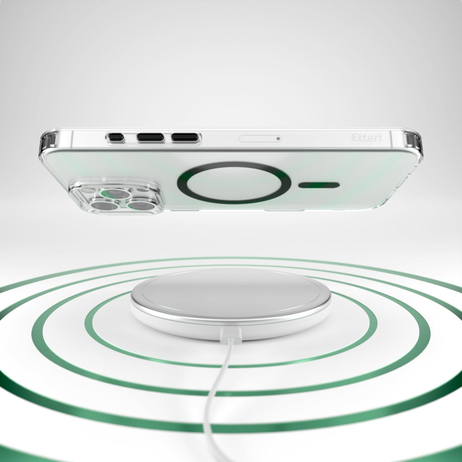 Nak�adka Etteri Color Mag czarny Apple iPhone 16 Pro Max / 6