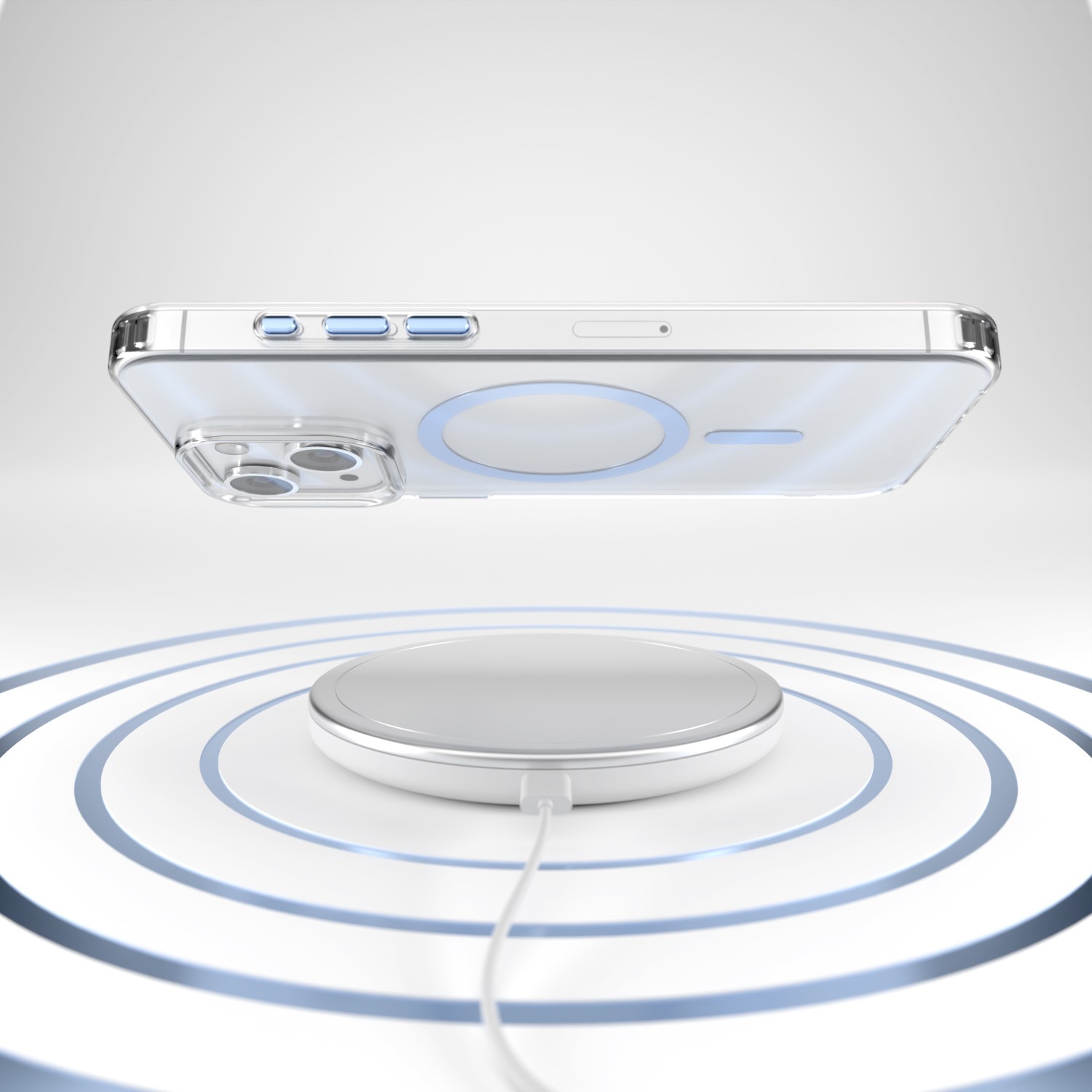 Nak�adka Etteri Color Mag niebieska Apple iPhone 15 / 6