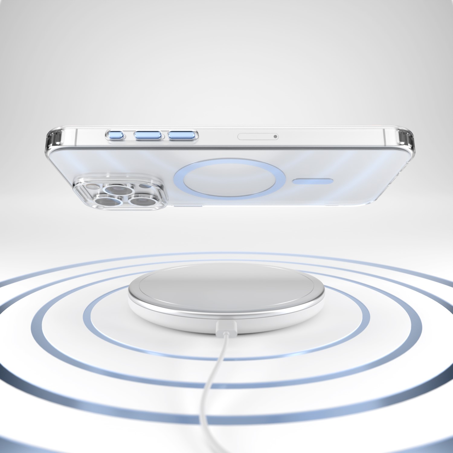 Nak�adka Etteri Color Mag niebieska Apple iPhone 15 Pro / 6