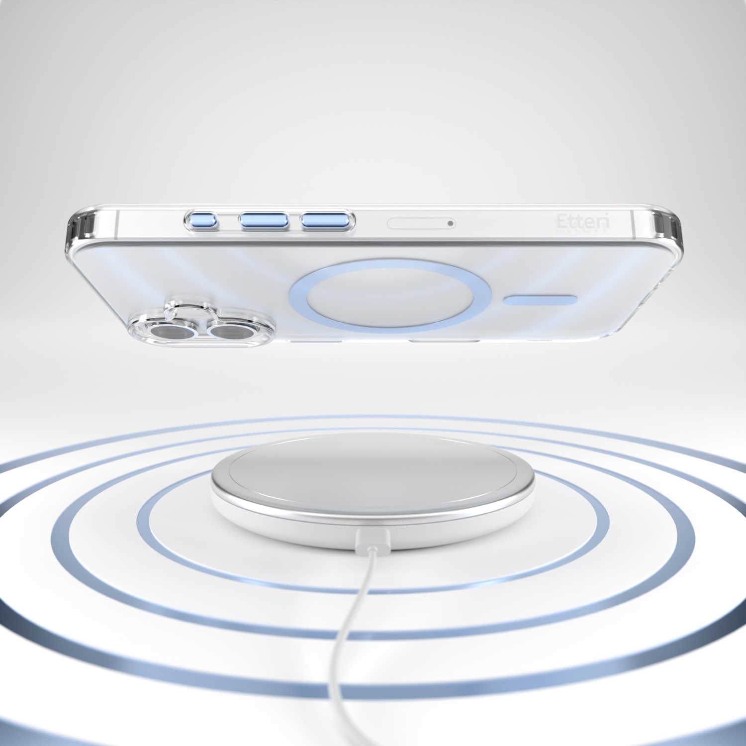 Nak�adka Etteri Color Mag niebieska Apple iPhone 16 / 6