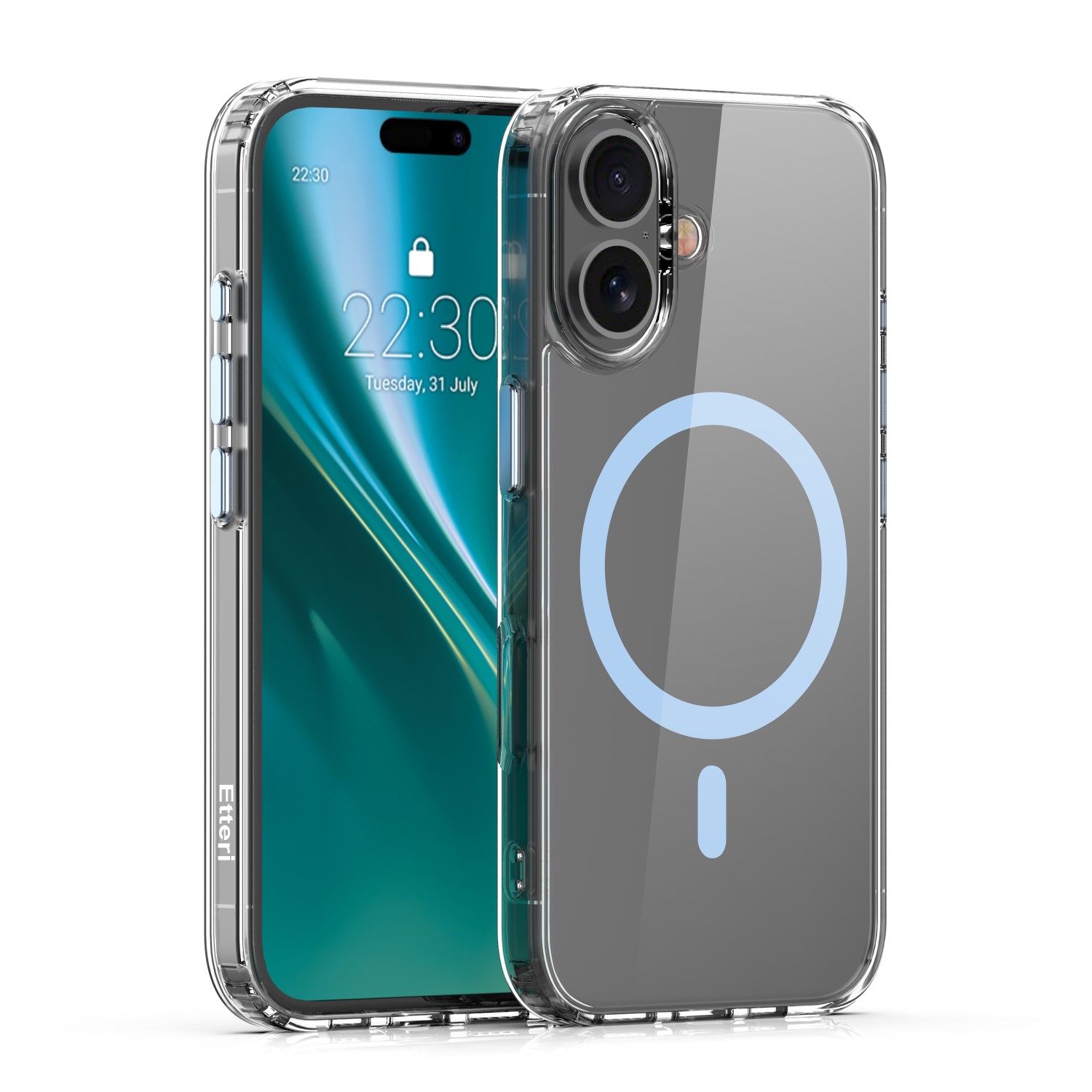 Nak�adka Etteri Color Mag niebieska Apple iPhone 16 Plus