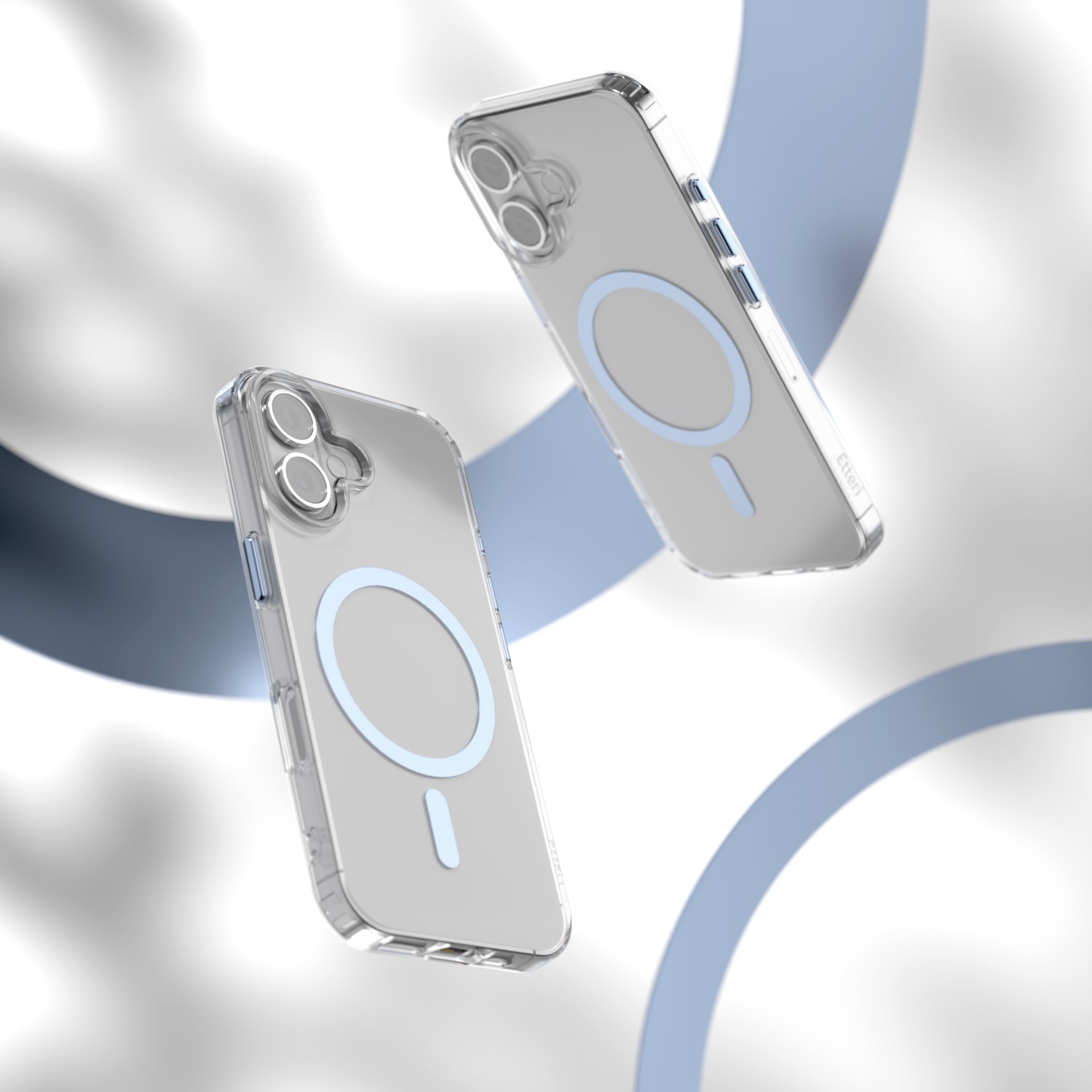 Nak�adka Etteri Color Mag niebieska Apple iPhone 16 Plus / 5