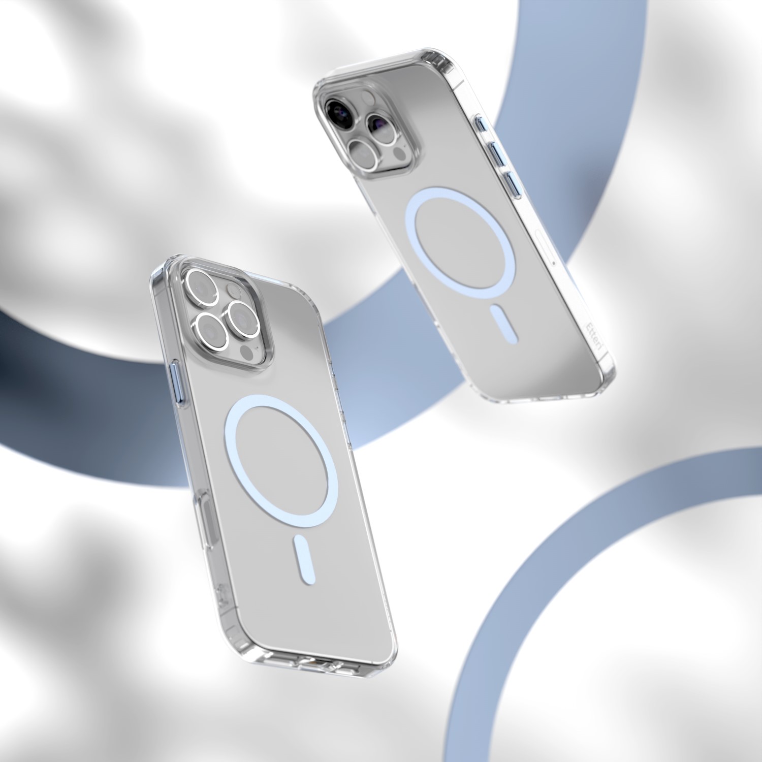 Nak�adka Etteri Color Mag niebieska Apple iPhone 16 Pro / 5