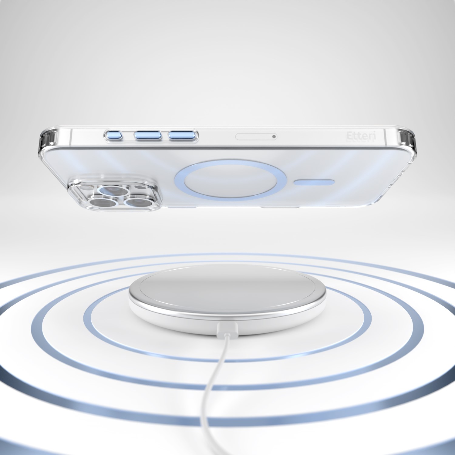 Nak�adka Etteri Color Mag niebieska Apple iPhone 16 Pro / 6