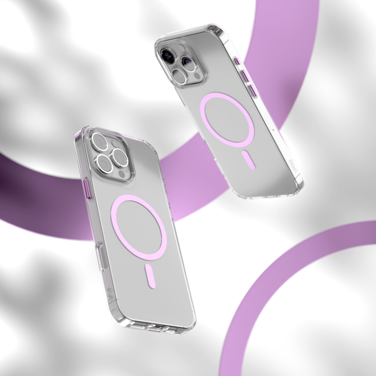 Nak�adka Etteri Color Mag r�owa Apple iPhone 16 Pro / 5