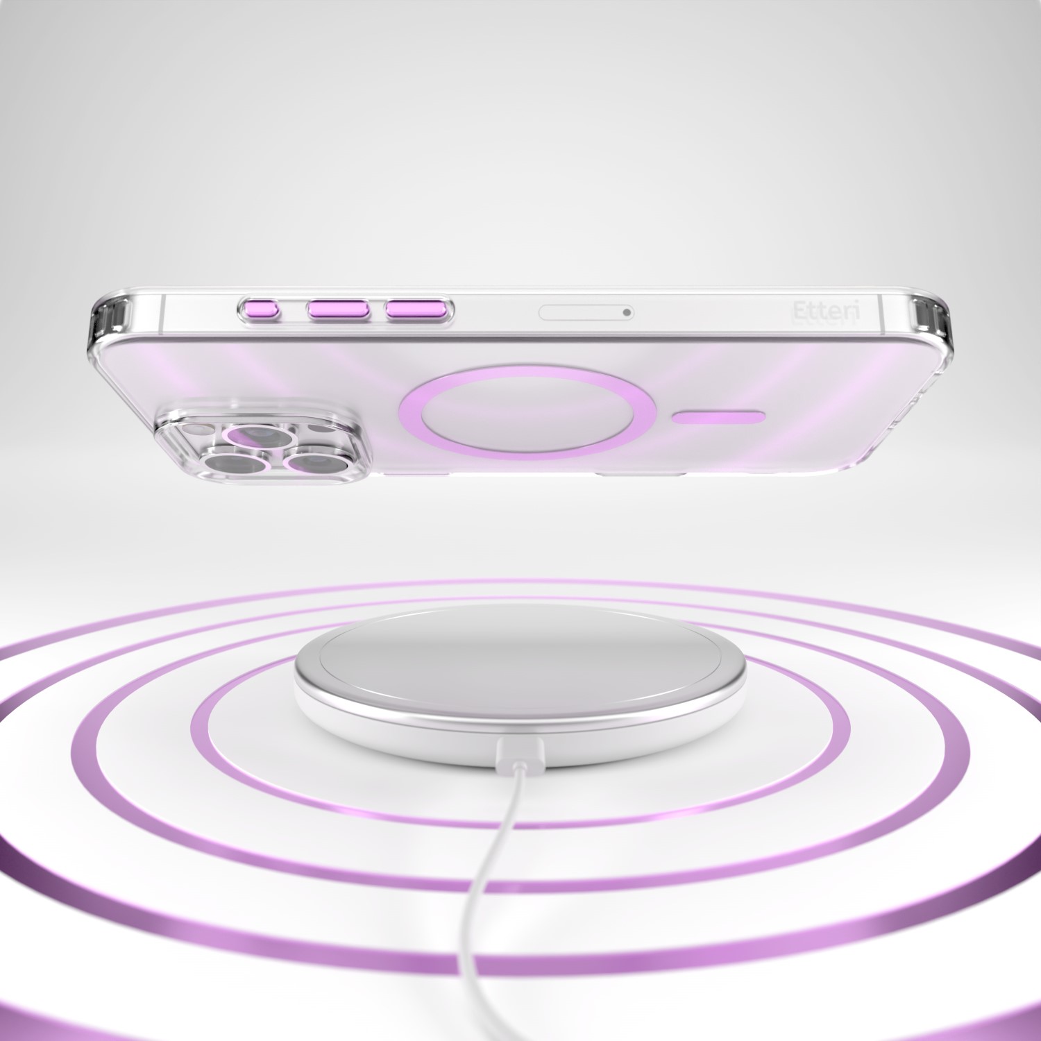 Nak�adka Etteri Color Mag r�owa Apple iPhone 16 Pro / 6