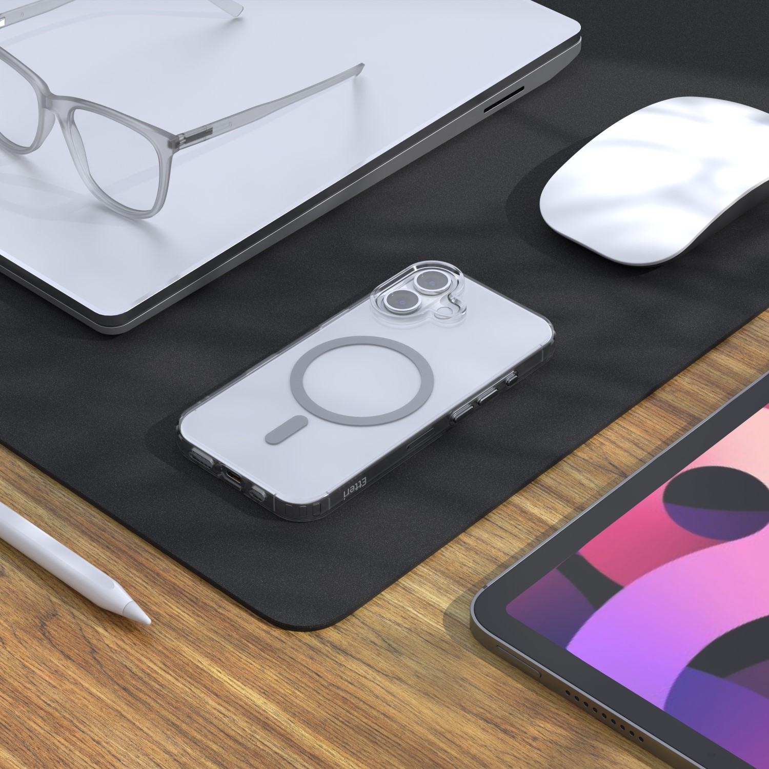 Nak�adka Etteri Color Mag szara Apple iPhone 16 / 8