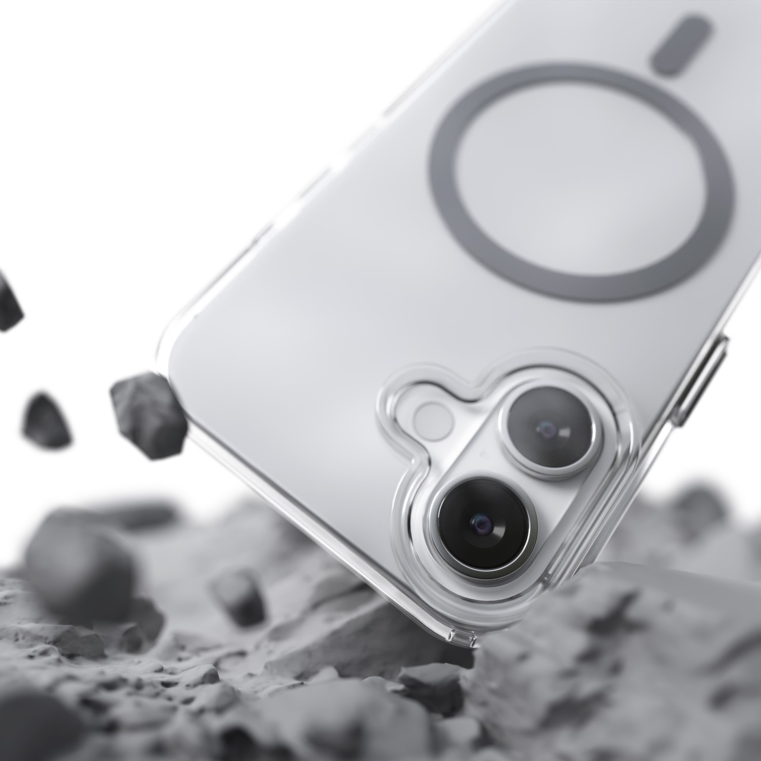 Nak�adka Etteri Color Mag szara Apple iPhone 16 Plus / 7