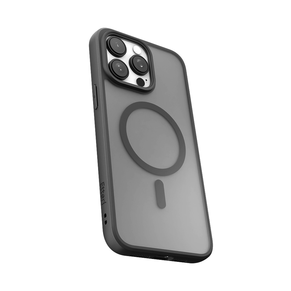 Nak�adka Etteri Matt Mag czarny Apple iPhone 15 Pro / 5