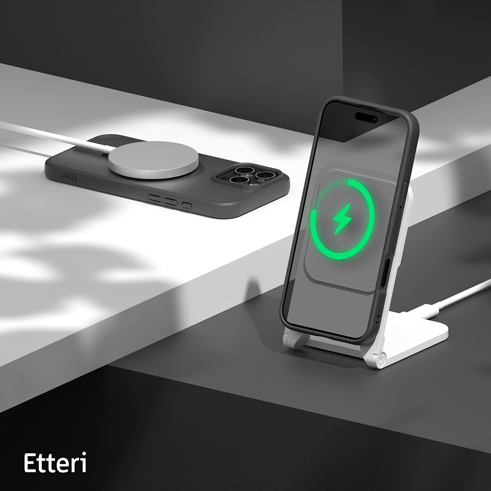 Nak�adka Etteri Matt Mag czarny Apple iPhone 16 Pro Max / 8