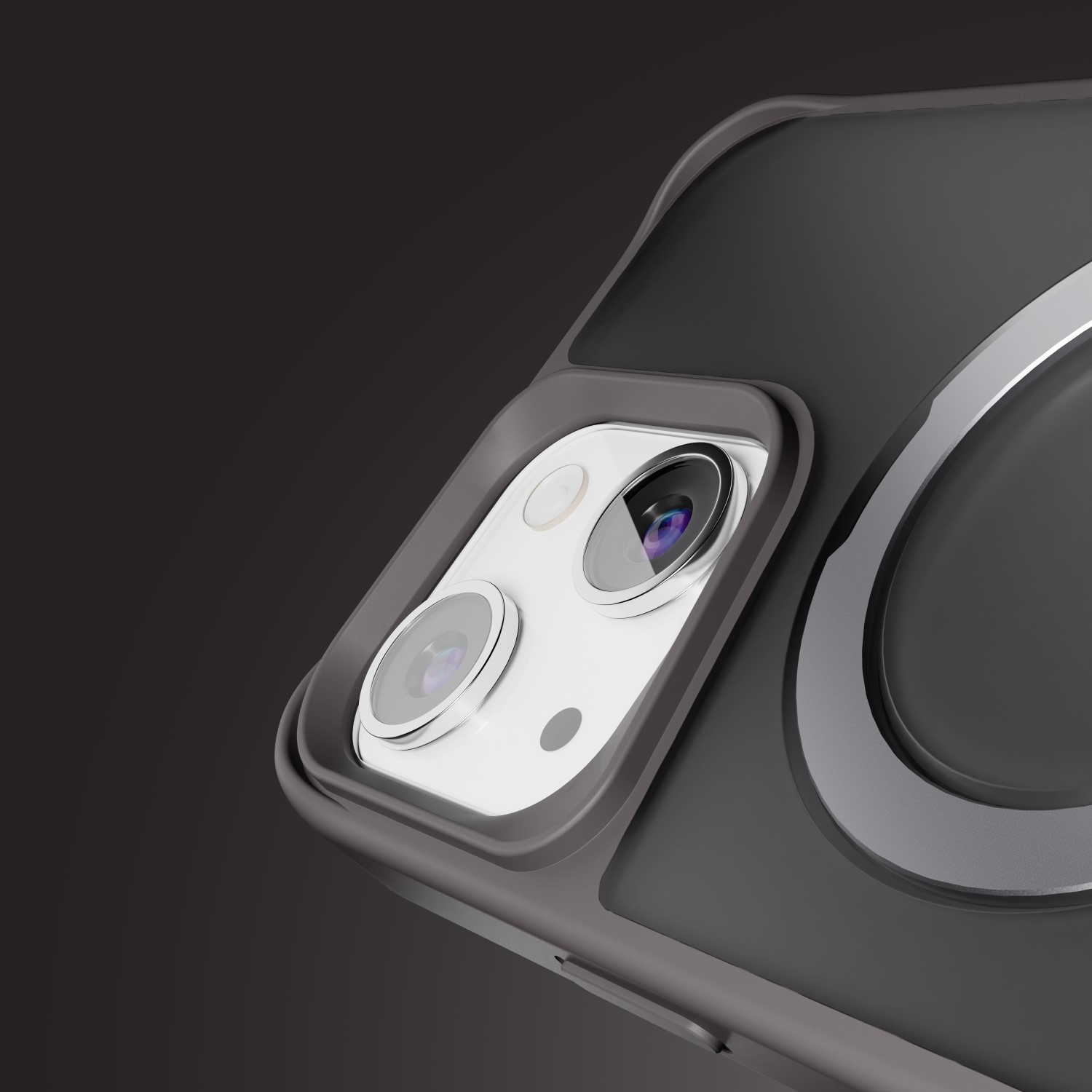 Nak�adka Etteri Matt Mag Ring szara Apple iPhone 14 / 7