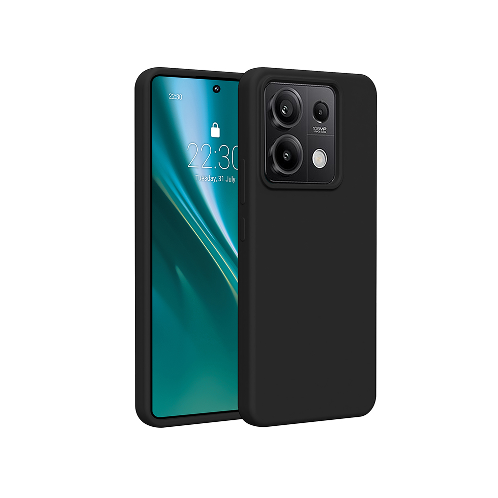 Nak�adka Etteri Silicone Case czarny Xiaomi Redmi Note 13 Pro 5G