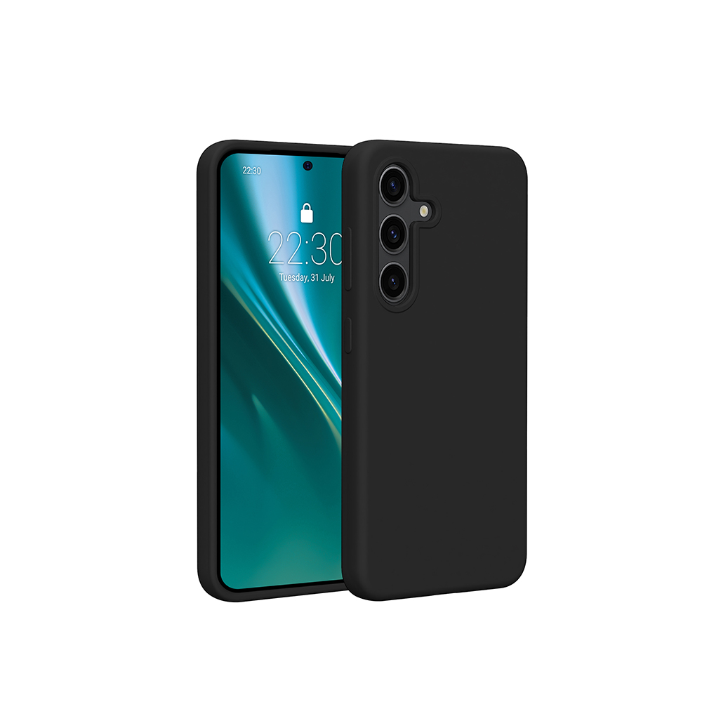 Nak�adka Etteri Silicone Case czarny Samsung Galaxy S24