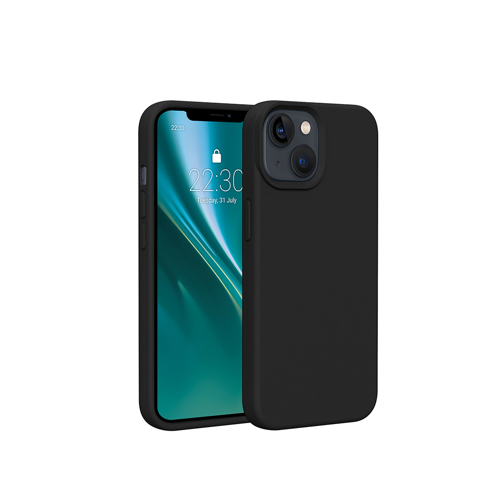 Nak�adka Etteri Silicone Case czarny Apple iPhone 14